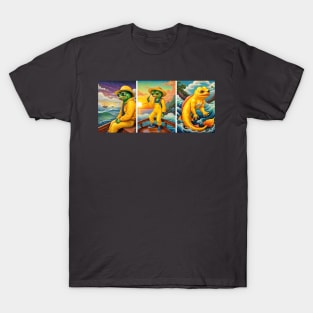 Pepe Goes Fishing 1 T-Shirt
